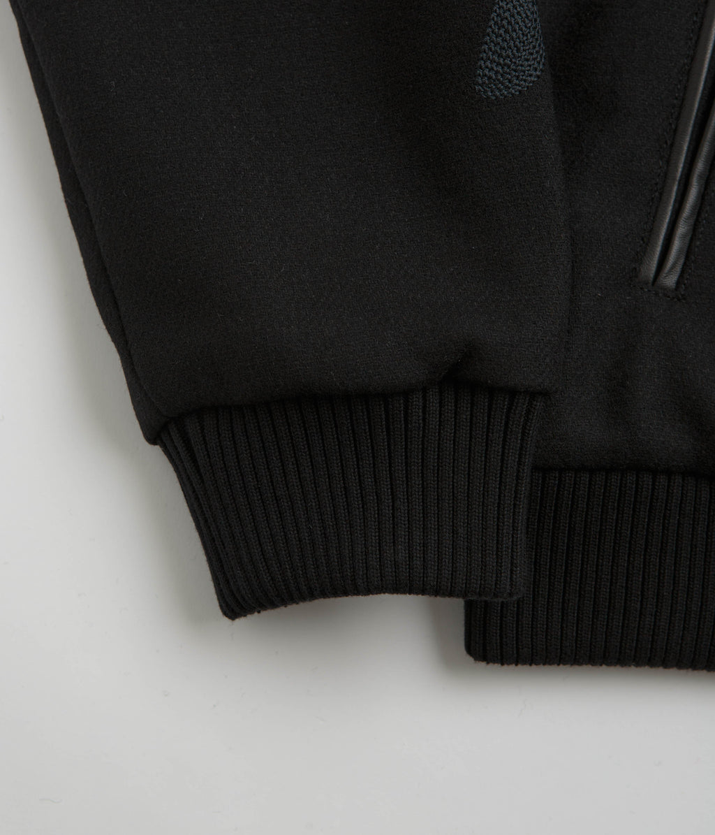 by Parra Not Movie Quality Varsity Jacket - Black