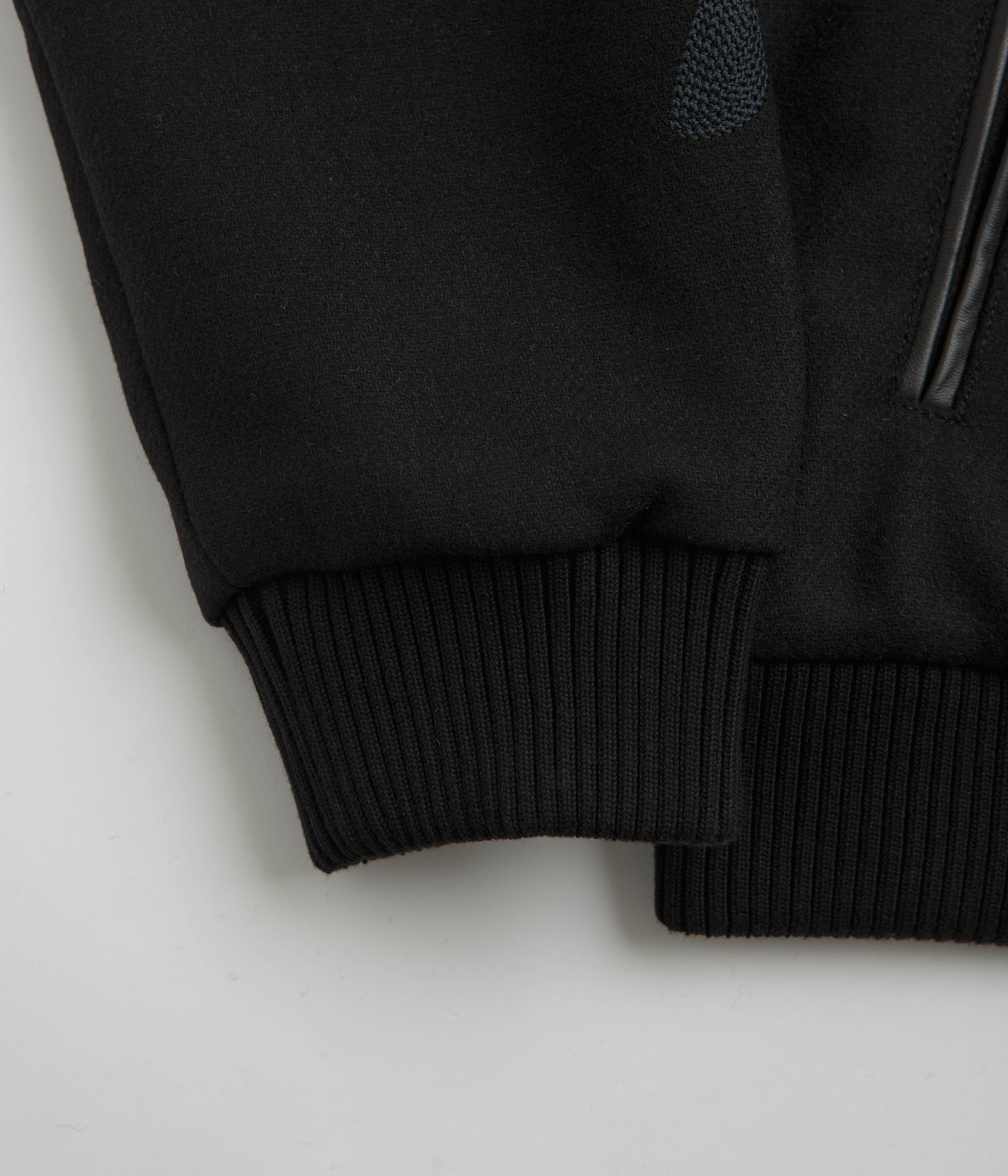 by Parra Not Movie Quality Varsity Jacket - Black