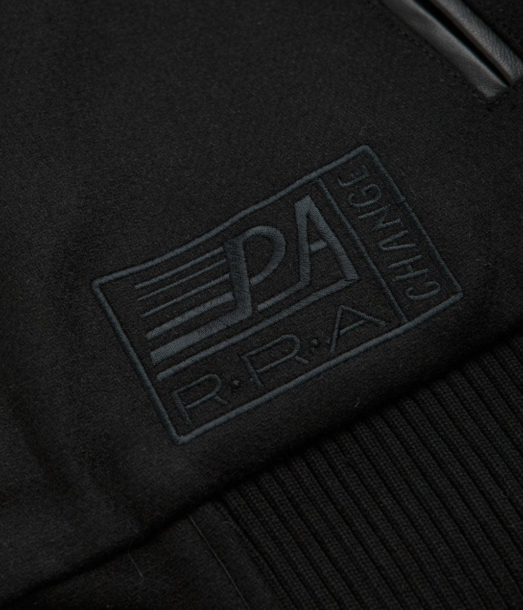 by Parra Not Movie Quality Varsity Jacket - Black