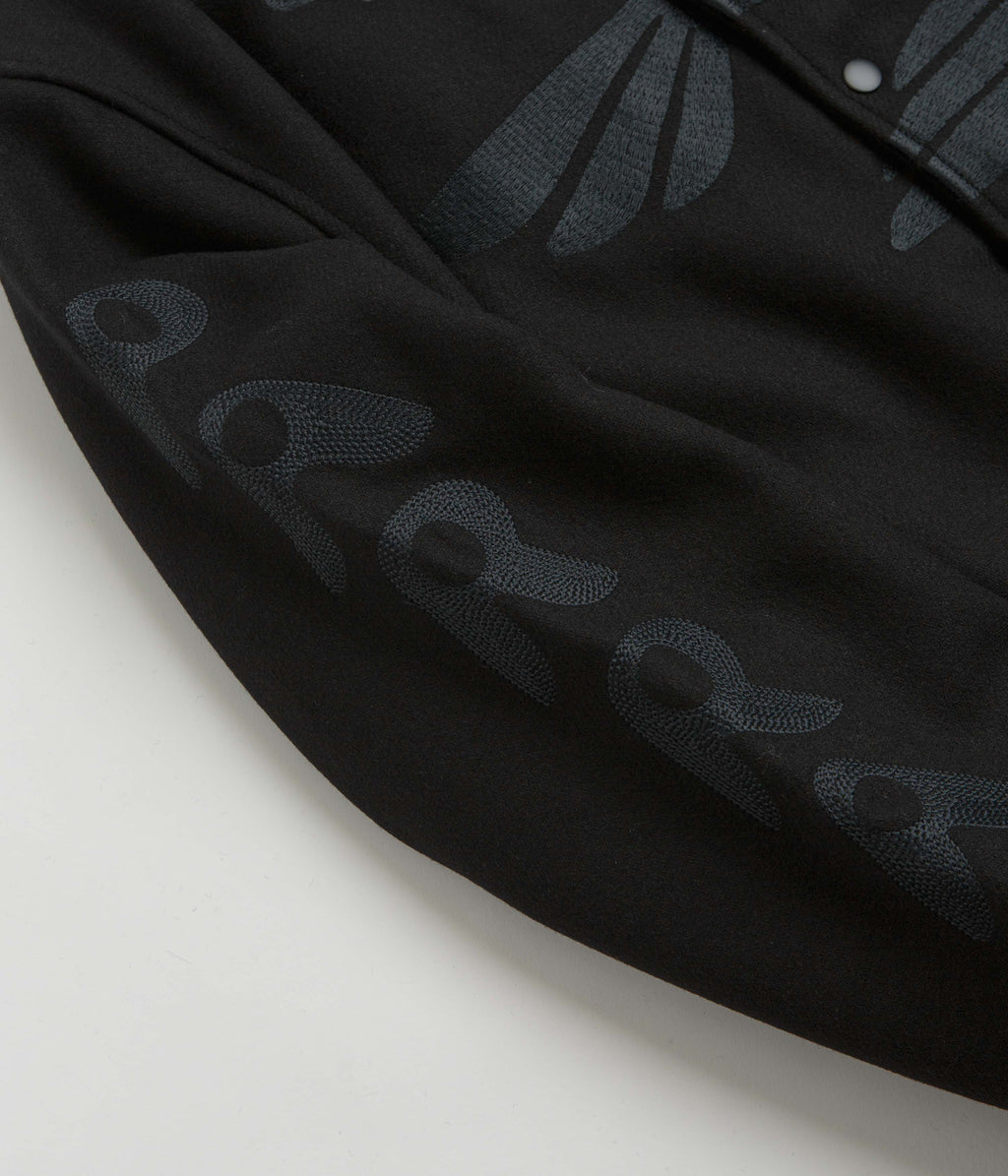 by Parra Not Movie Quality Varsity Jacket - Black