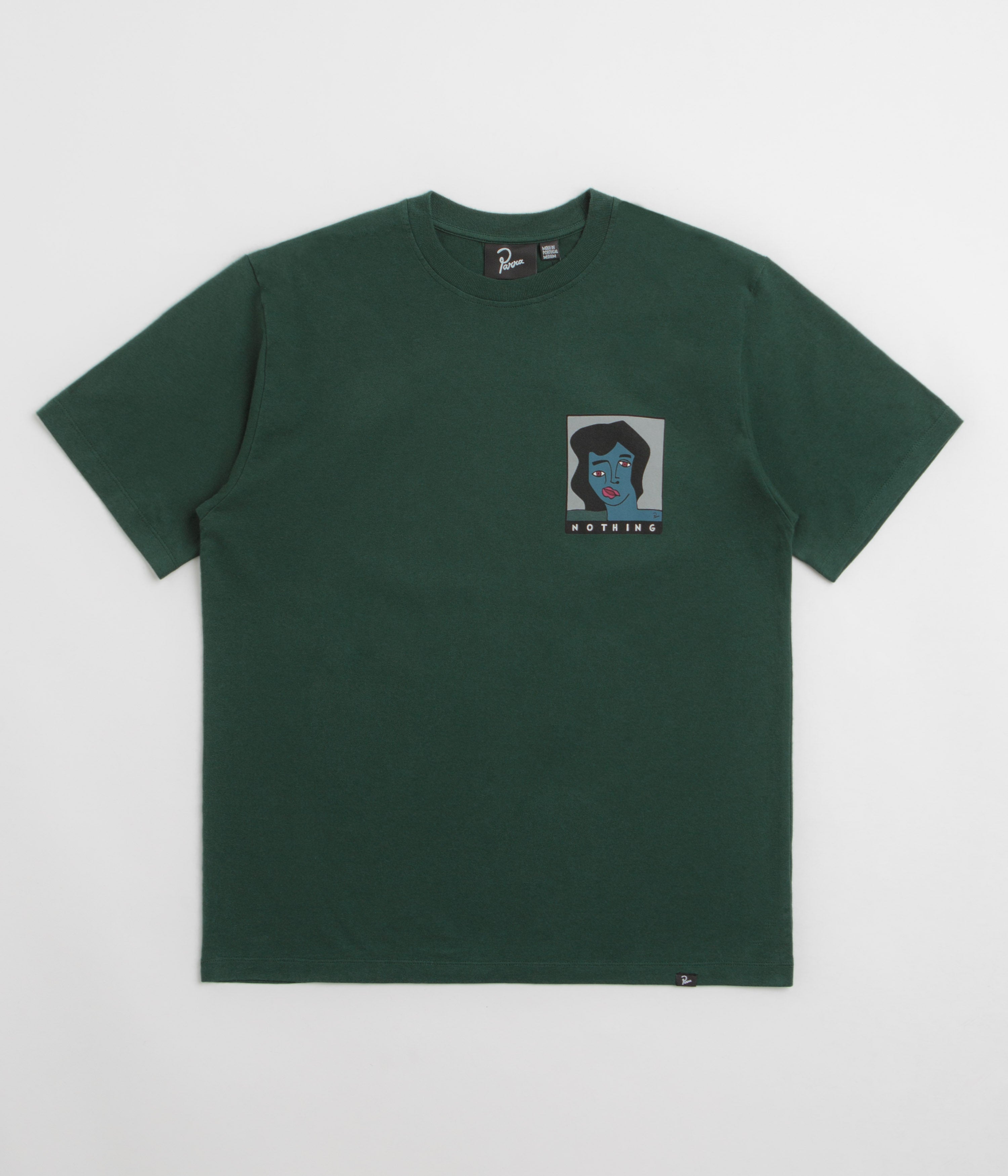 by Parra Nothing Please T-Shirt - Pine Green