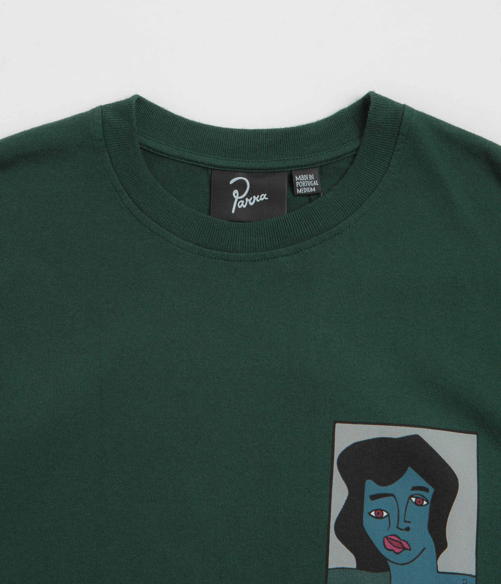 by Parra Nothing Please T-Shirt - Pine Green