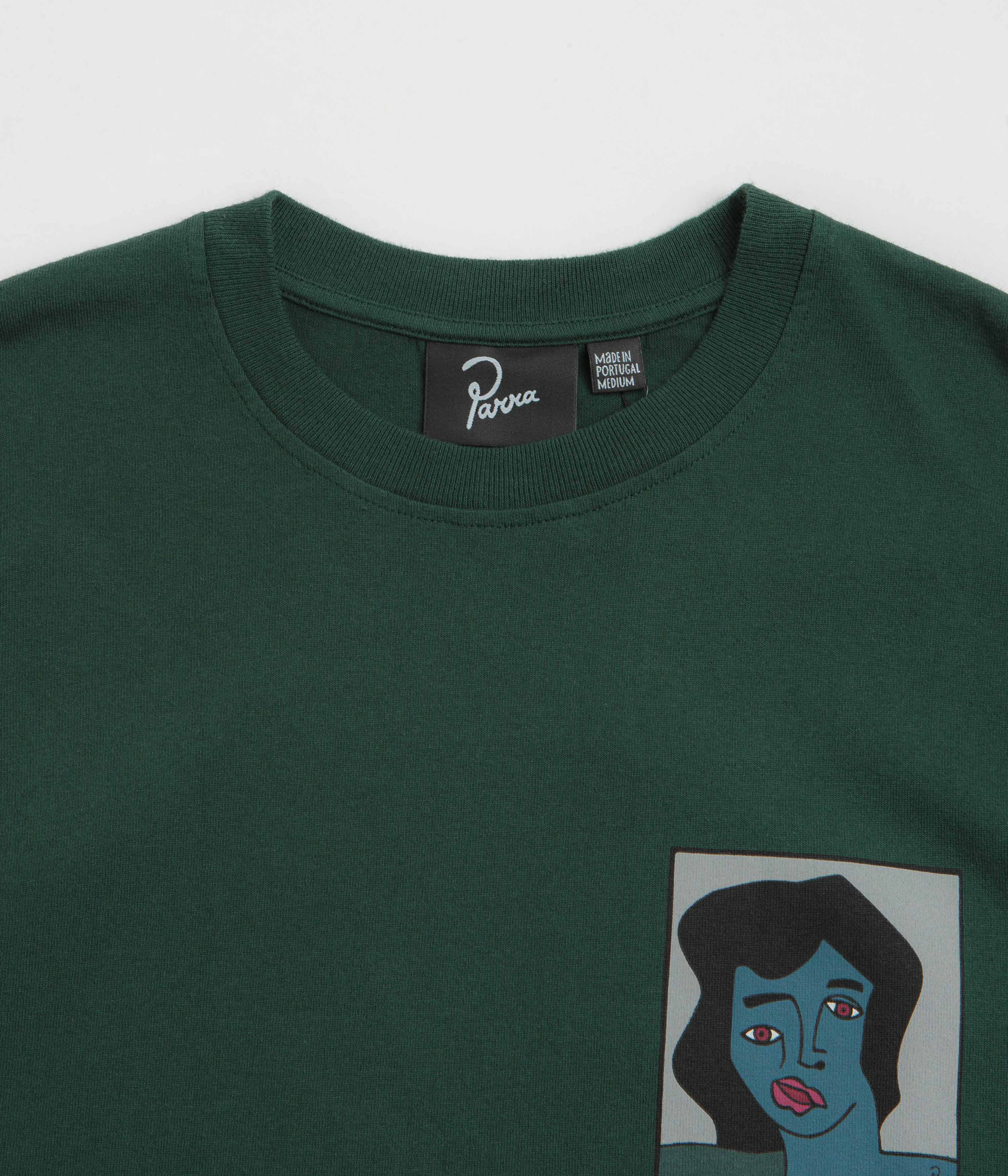 by Parra Nothing Please T-Shirt - Pine Green