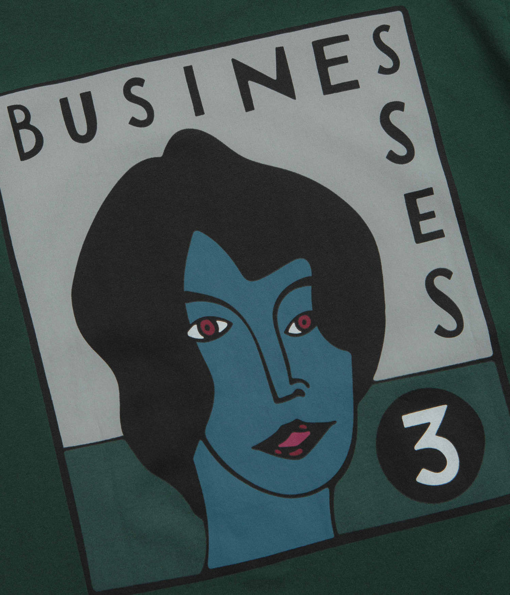 by Parra Nothing Please T-Shirt - Pine Green