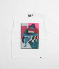 by Parra Reading The Square T-Shirt - White