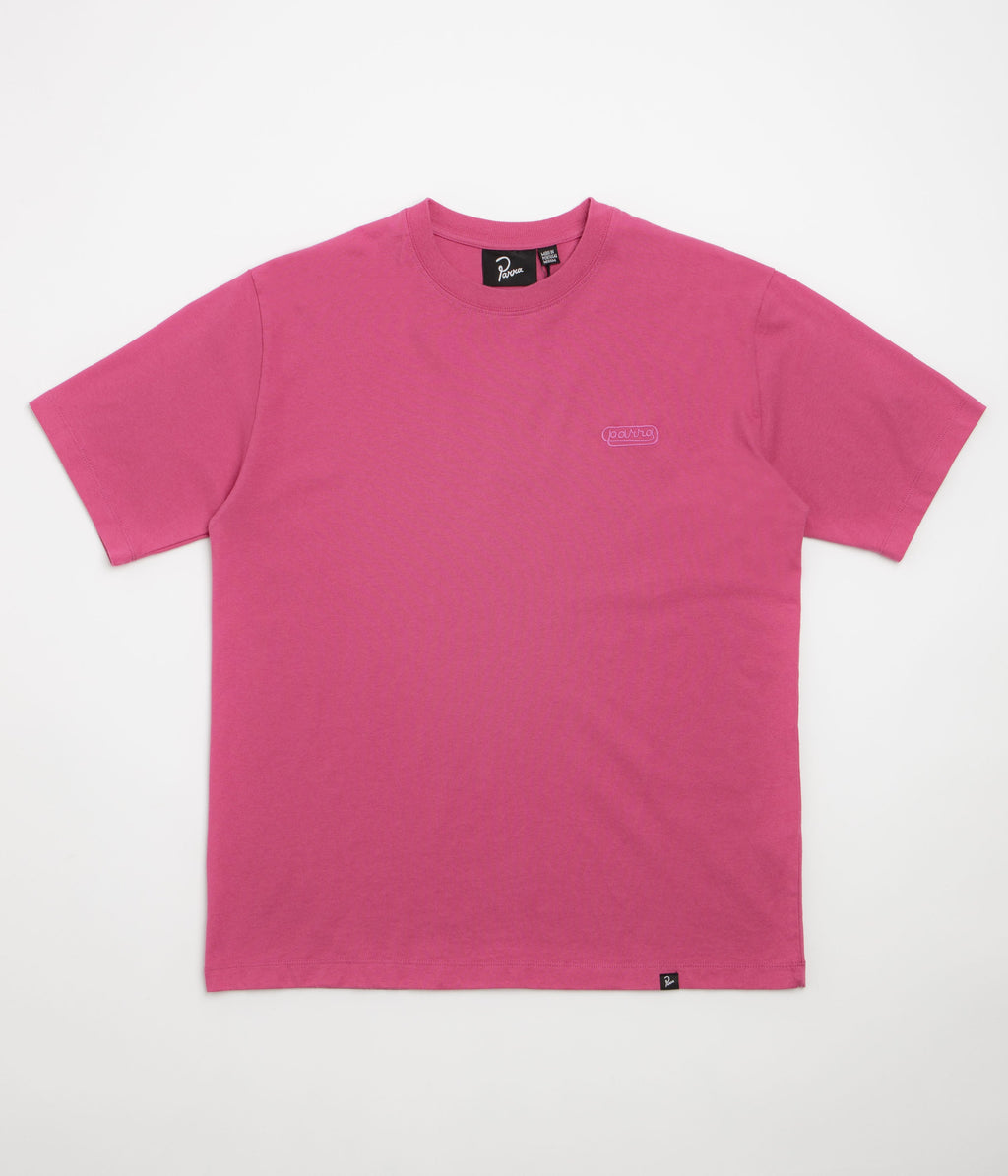 by Parra Wrapped Around Logo T-Shirt - Purple Pink