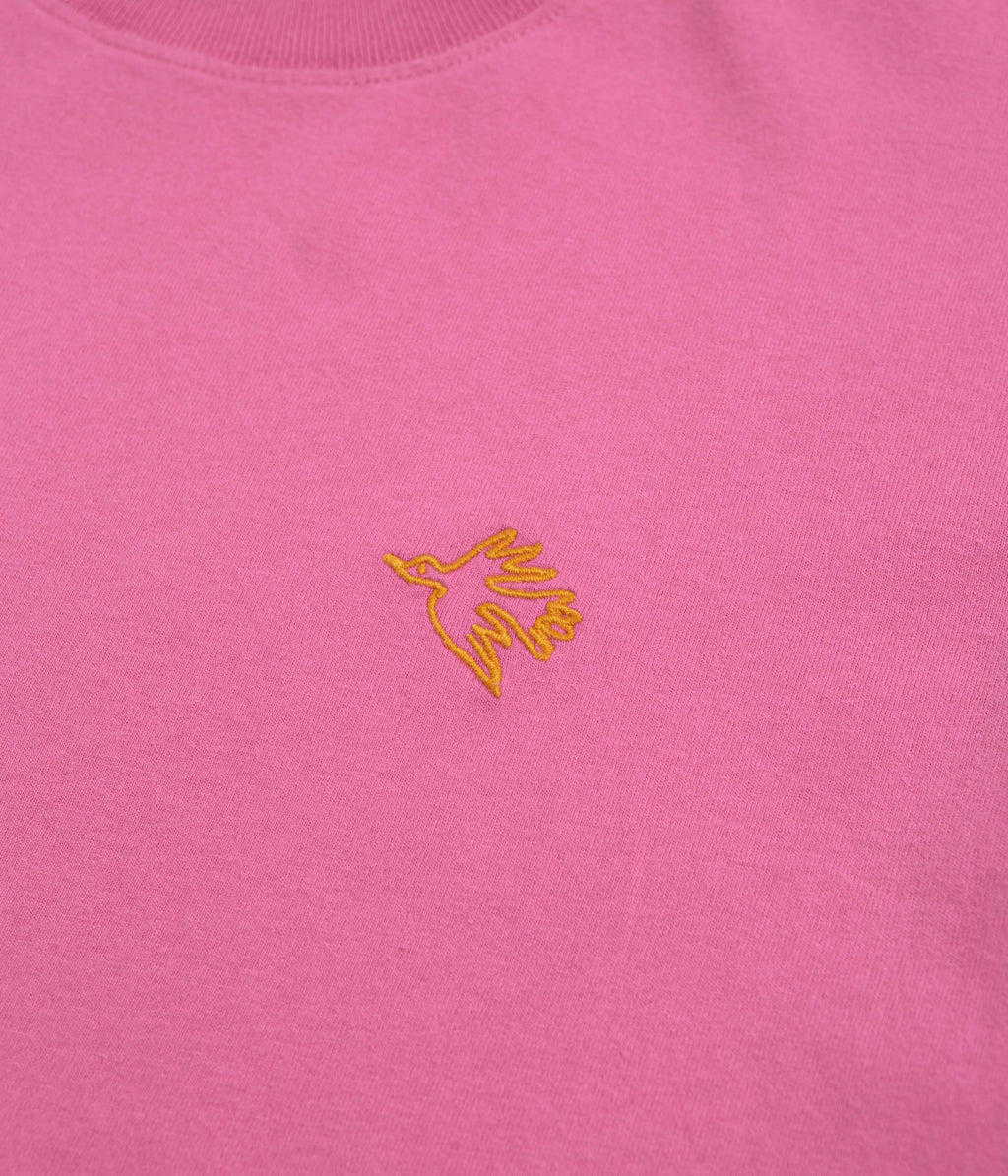 by Parra Yarn Bird T-Shirt - Pink