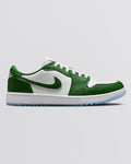 Air Jordan 1 Low Spikeless Golf Shoes Forest Green/White