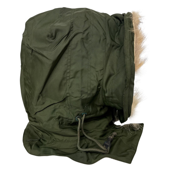 CANADIAN MILITARY SURPLUS X-51 PARKA RACCOON FUR/WOOL LINER HOOD