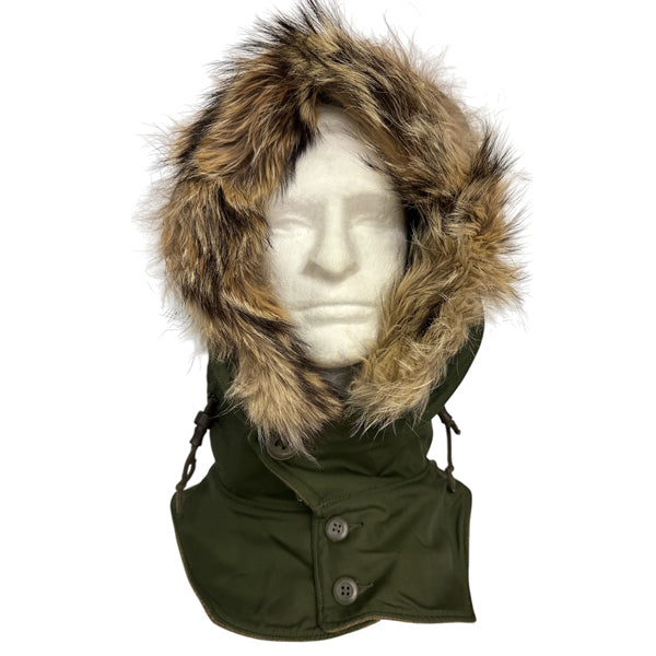 CANADIAN MILITARY SURPLUS X-51 PARKA RACCOON FUR/WOOL LINER HOOD