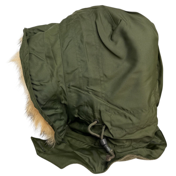 CANADIAN MILITARY SURPLUS X-51 PARKA RACCOON FUR/WOOL LINER HOOD