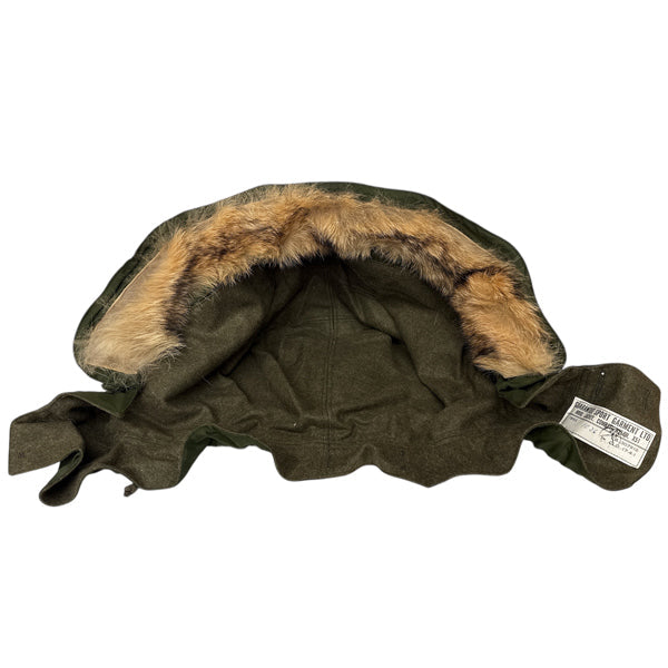 CANADIAN MILITARY SURPLUS X-51 PARKA RACCOON FUR/WOOL LINER HOOD