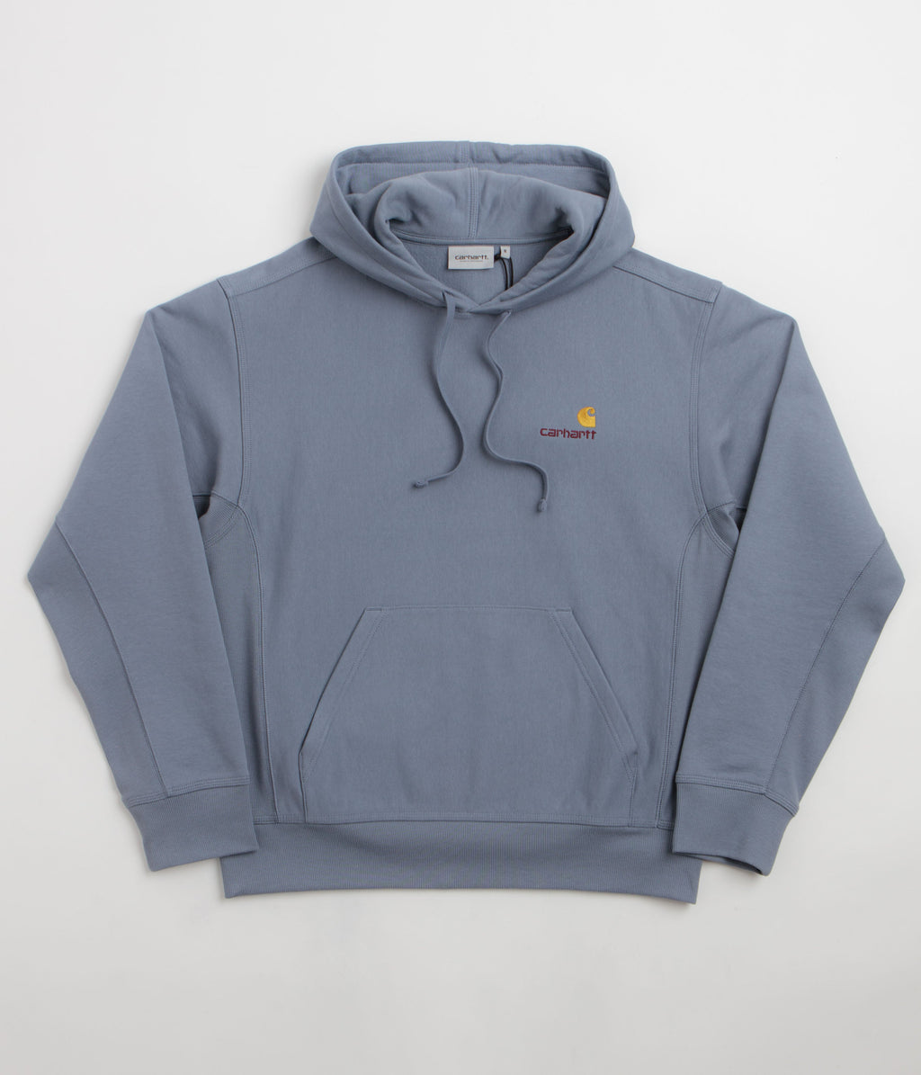 Carhartt American Script Hoodie - Shady Blue
