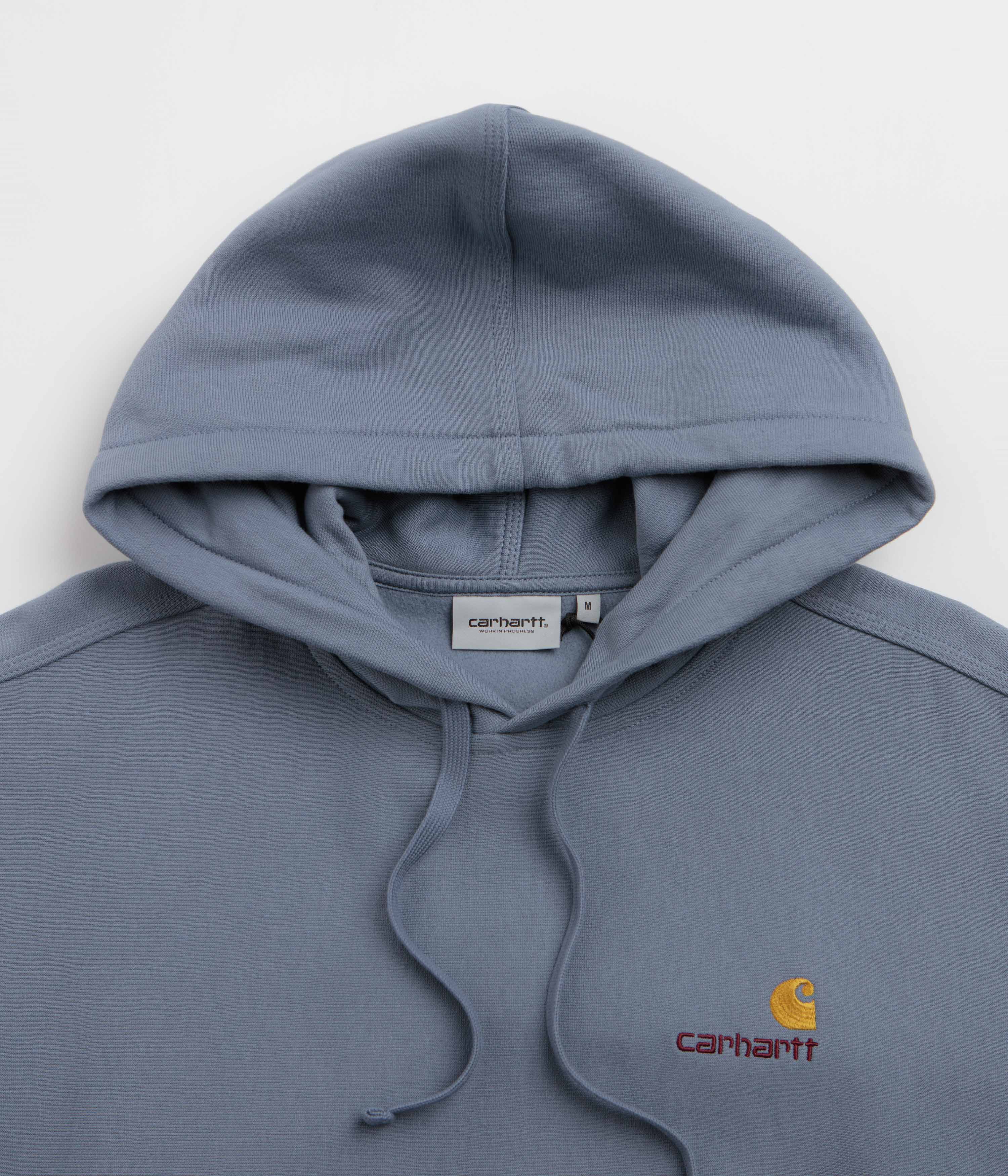 Carhartt American Script Hoodie - Shady Blue