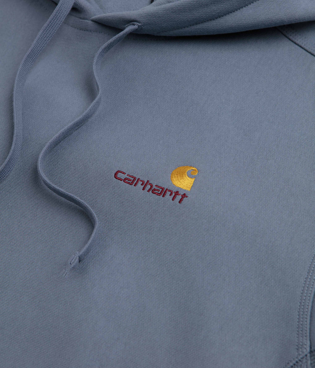Carhartt American Script Hoodie - Shady Blue