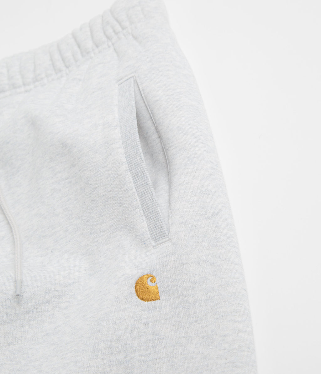 Carhartt Chase Sweatpants - Ash Heather / Gold