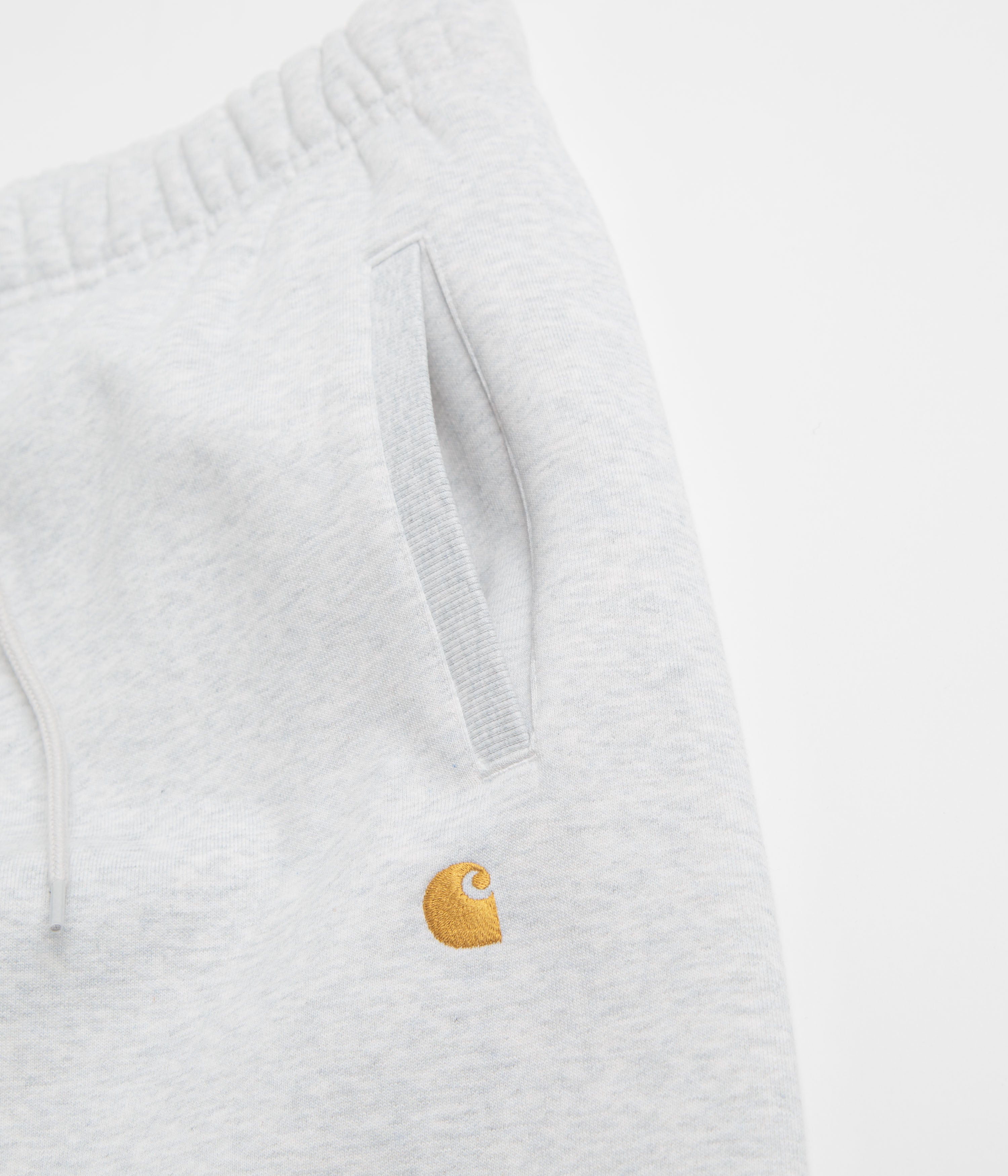 Carhartt Chase Sweatpants - Ash Heather / Gold