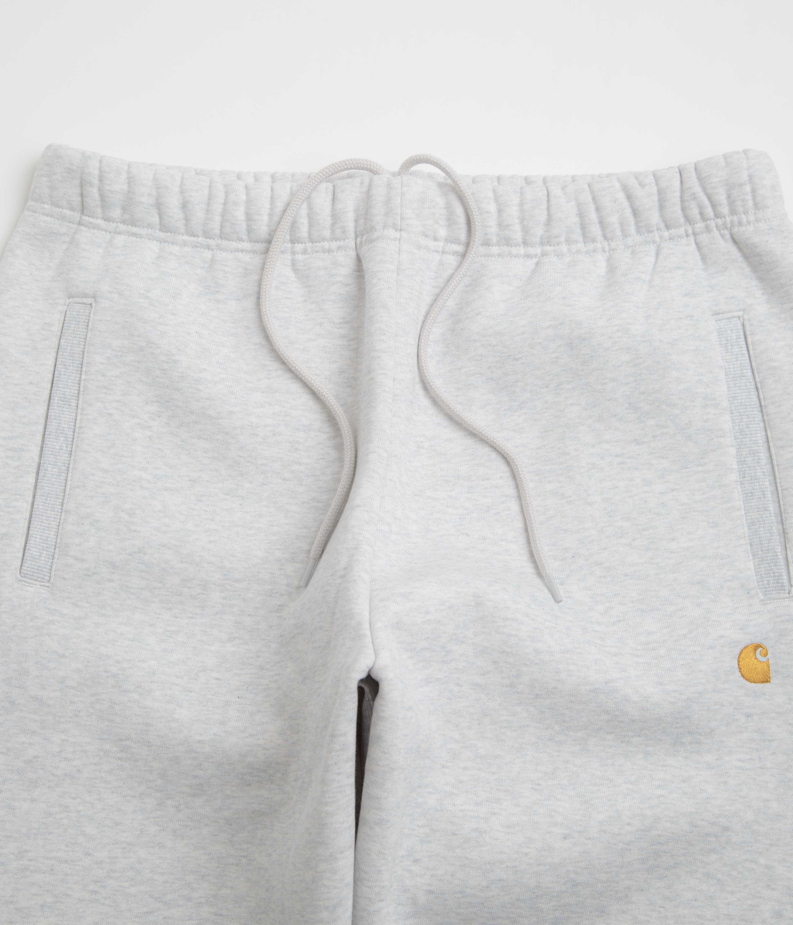 Carhartt Chase Sweatpants - Ash Heather / Gold