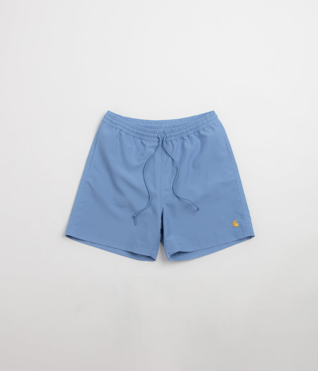 Carhartt Chase Swim Trunks - Curacao / Gold