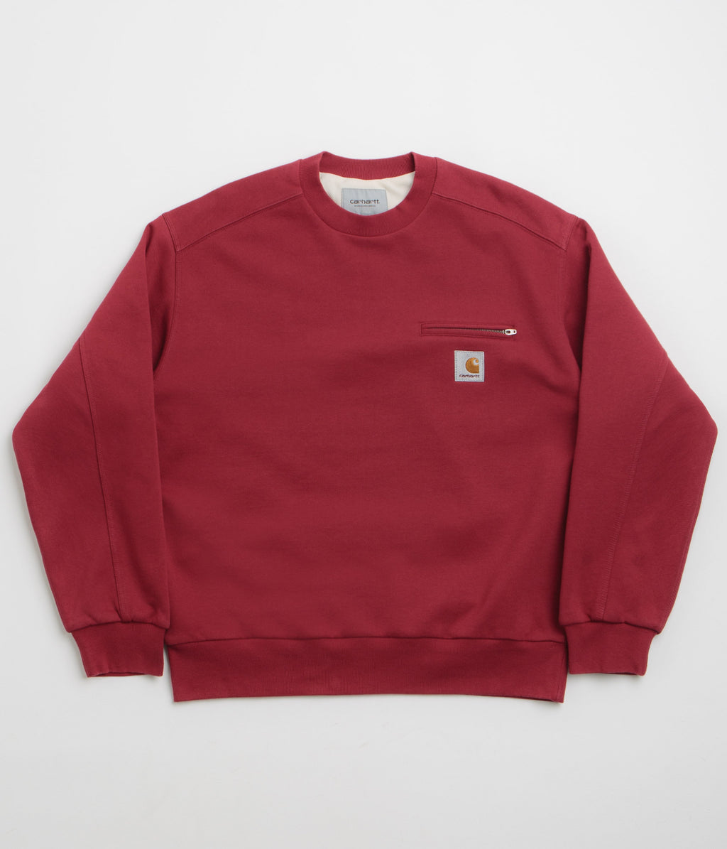 Carhartt Detroit Crewneck Sweatshirt - Scarlet