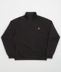 Carhartt Half Zip American Script Sweatshirt - Black