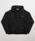 Carhartt Hooded Painter Jacket - Black Destroy Wash / Splatter