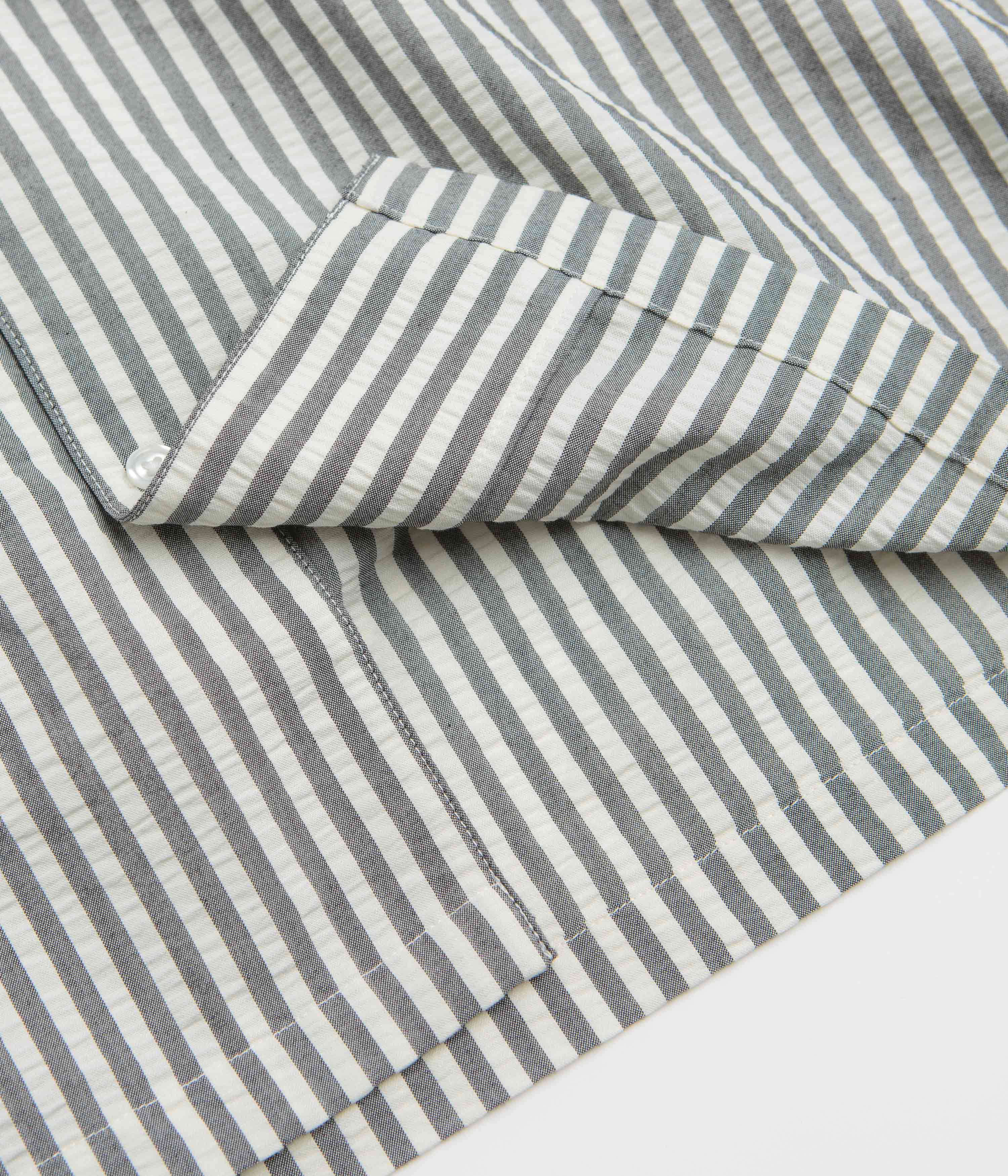 Carhartt Leavel Short Sleeve Shirt - Leavel Stripe / Black / Wax