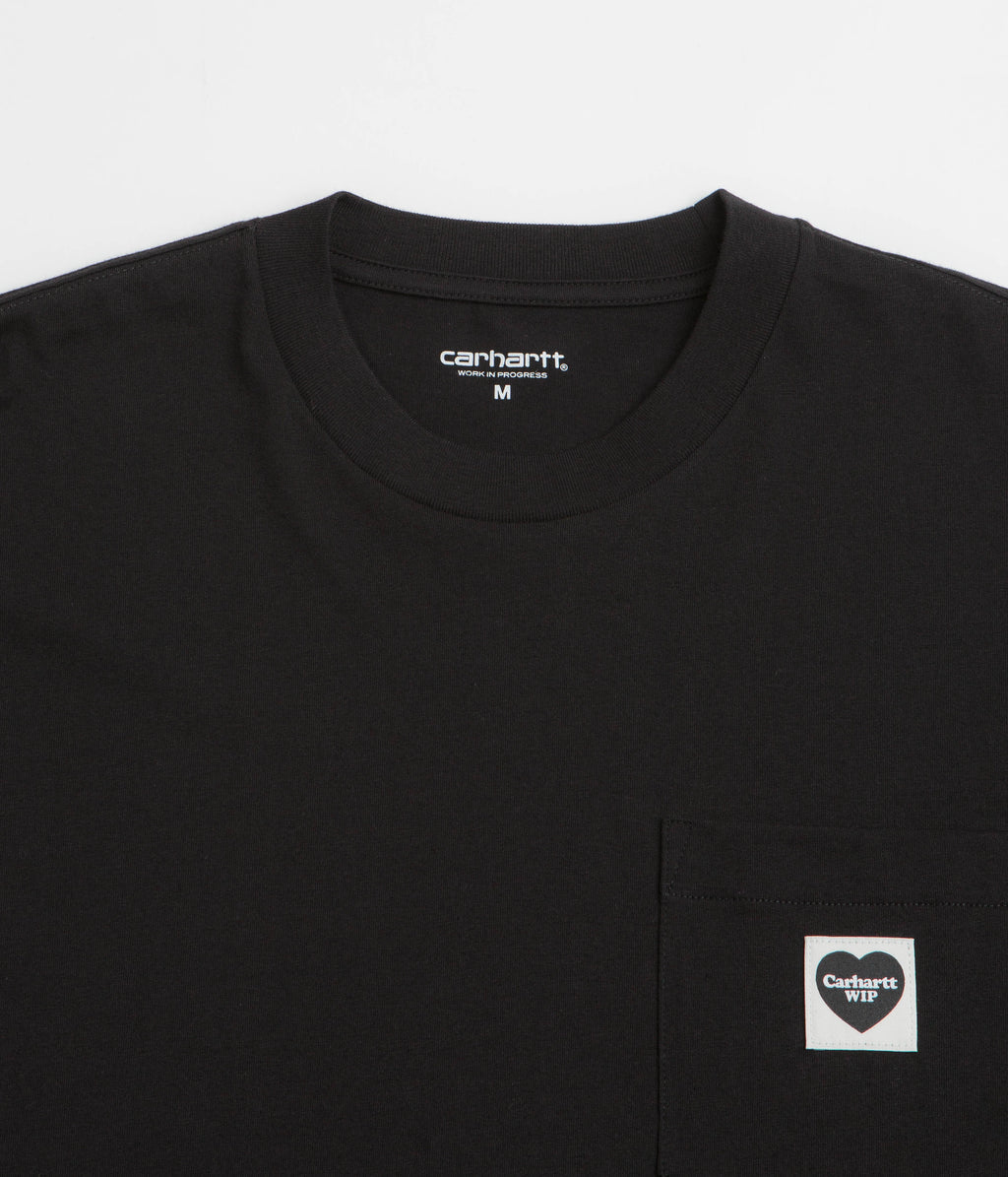 Carhartt Pocket Heart T-Shirt - Black / Black