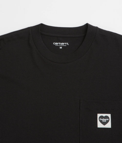 Carhartt Pocket Heart T-Shirt - Black / Black