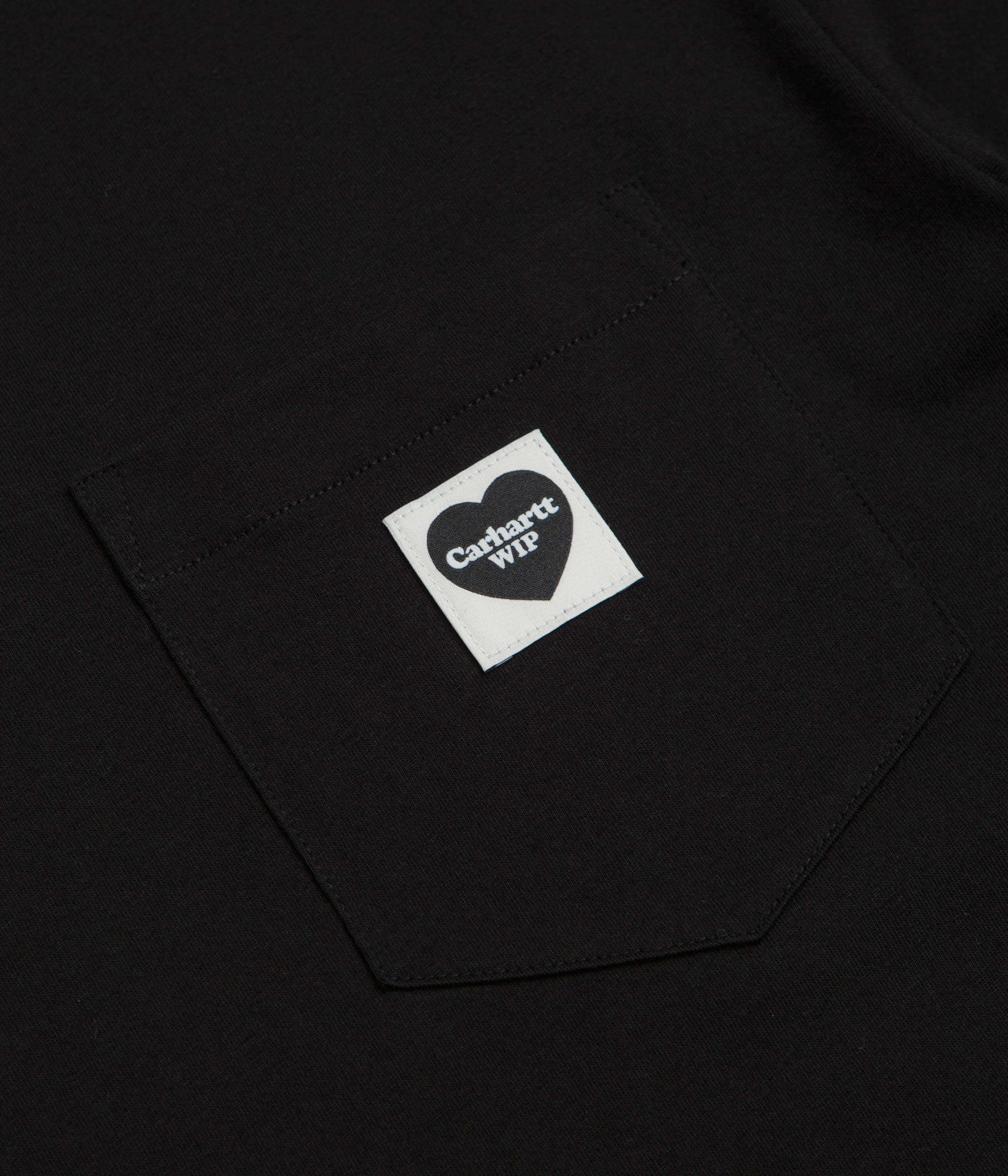 Carhartt Pocket Heart T-Shirt - Black / Black