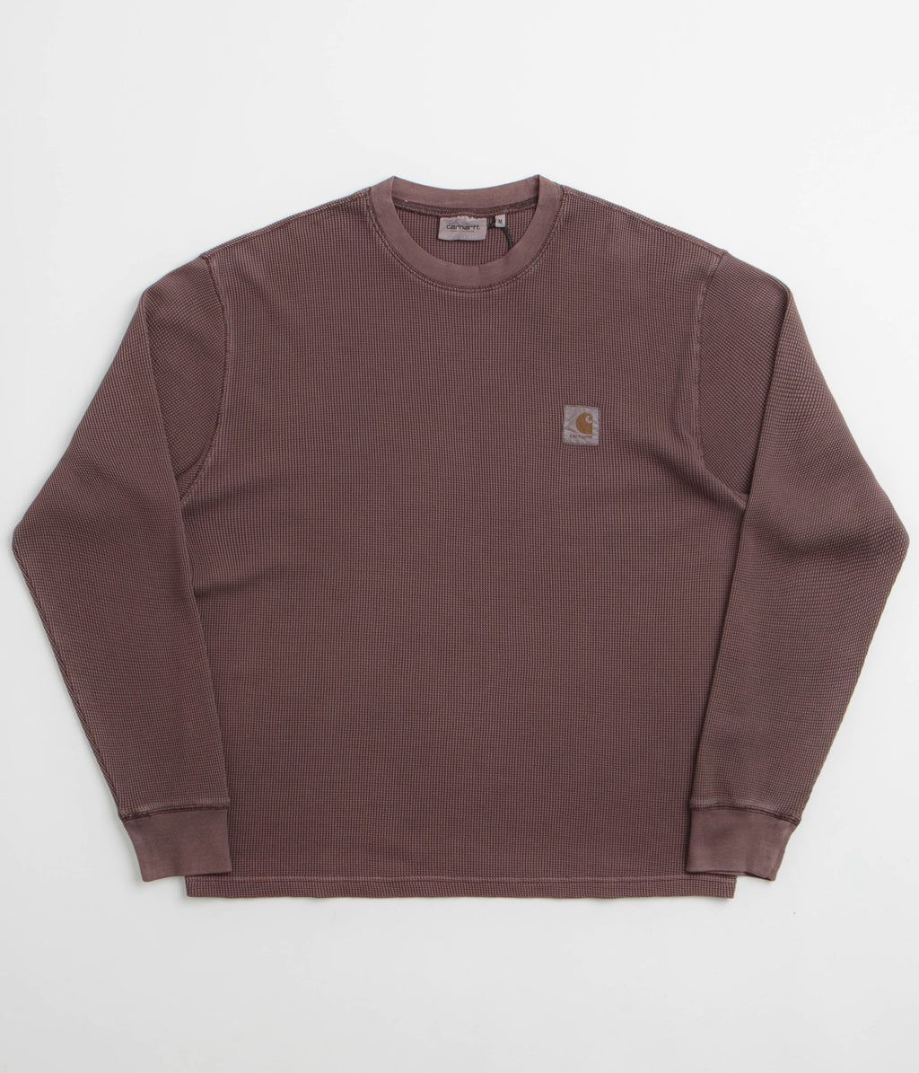 Carhartt Vista Waffle Long Sleeve T-Shirt - Palisander