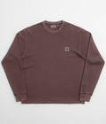 Carhartt Vista Waffle Long Sleeve T-Shirt - Palisander