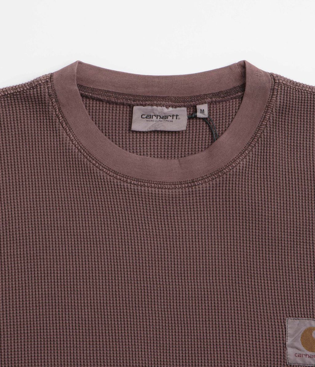 Carhartt Vista Waffle Long Sleeve T-Shirt - Palisander