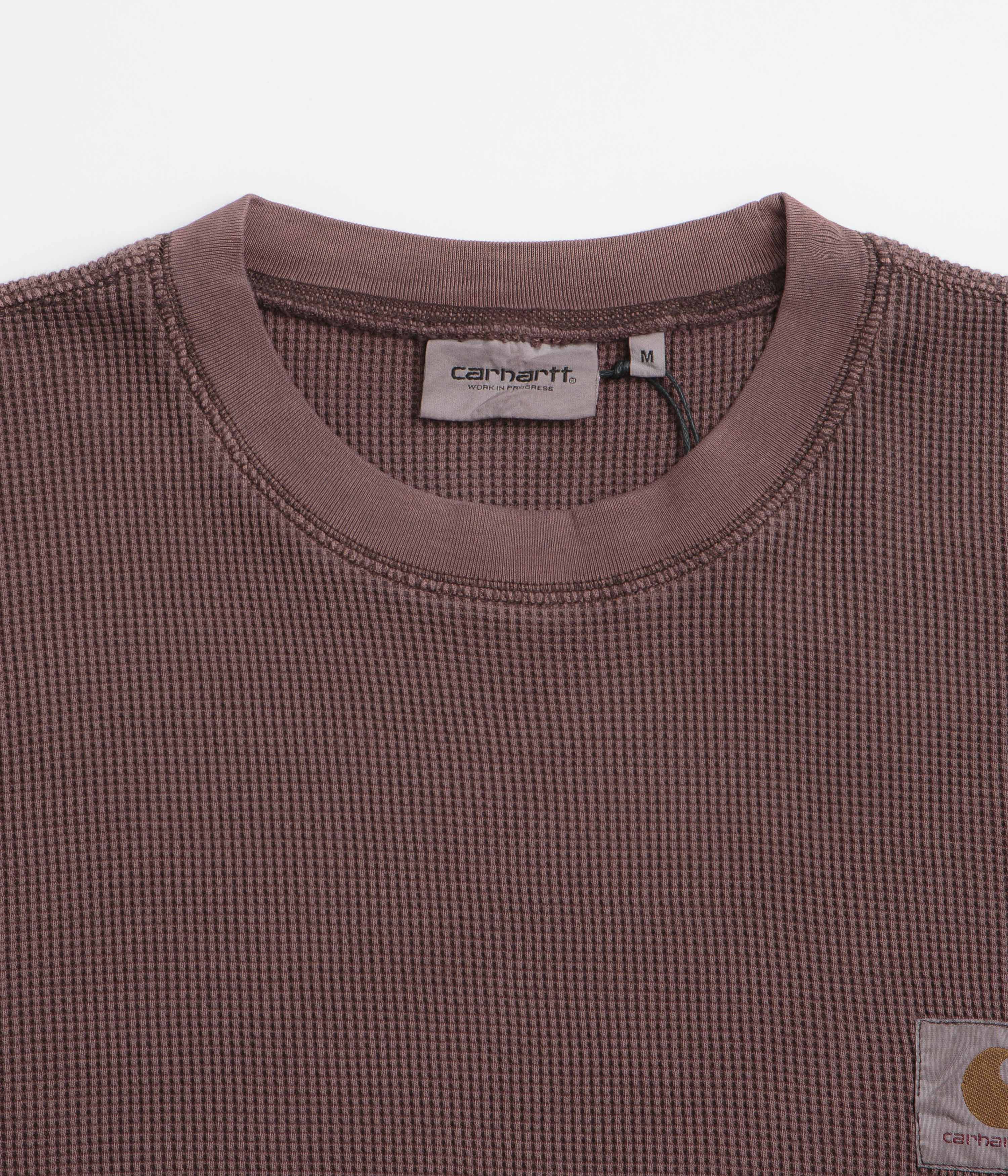 Carhartt Vista Waffle Long Sleeve T-Shirt - Palisander