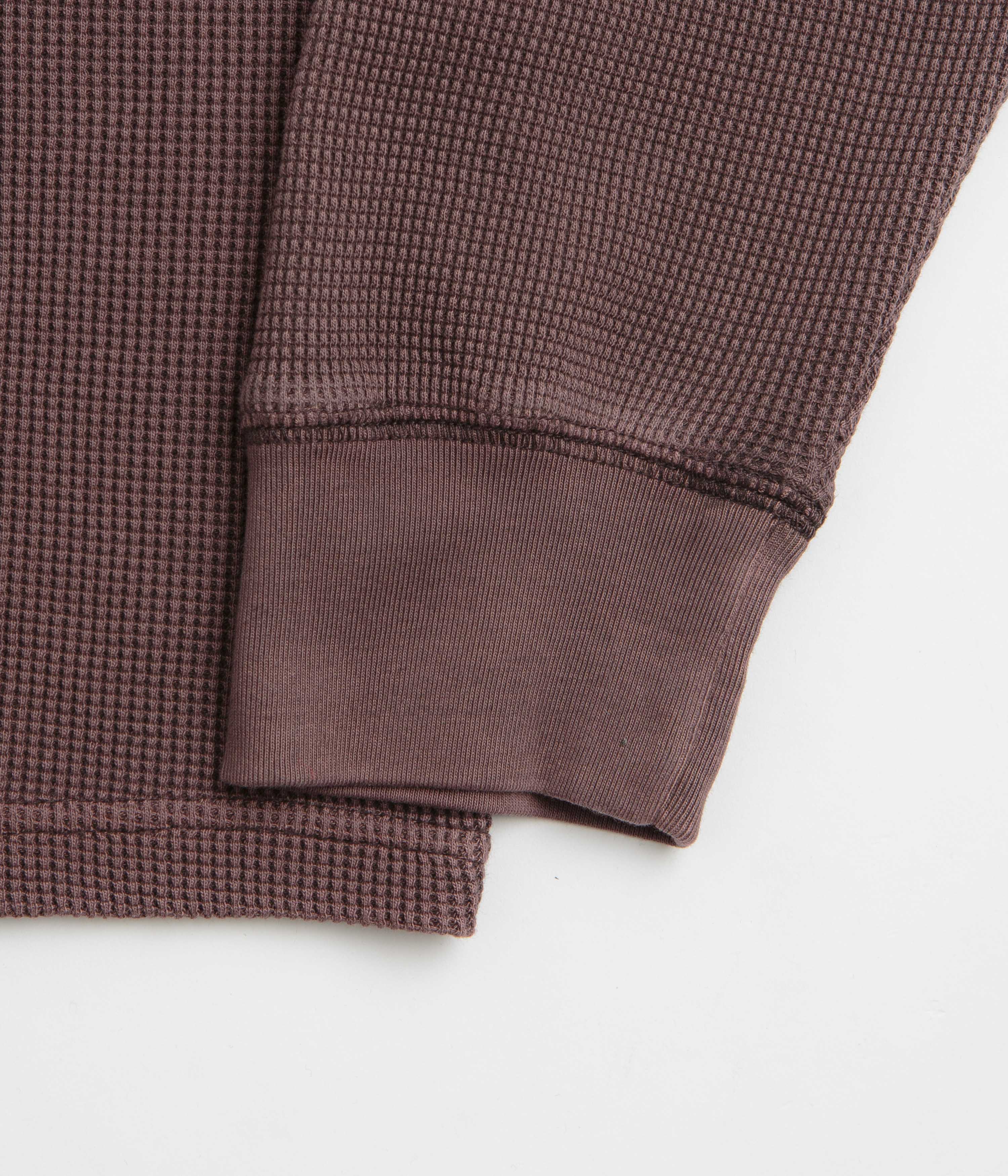Carhartt Vista Waffle Long Sleeve T-Shirt - Palisander