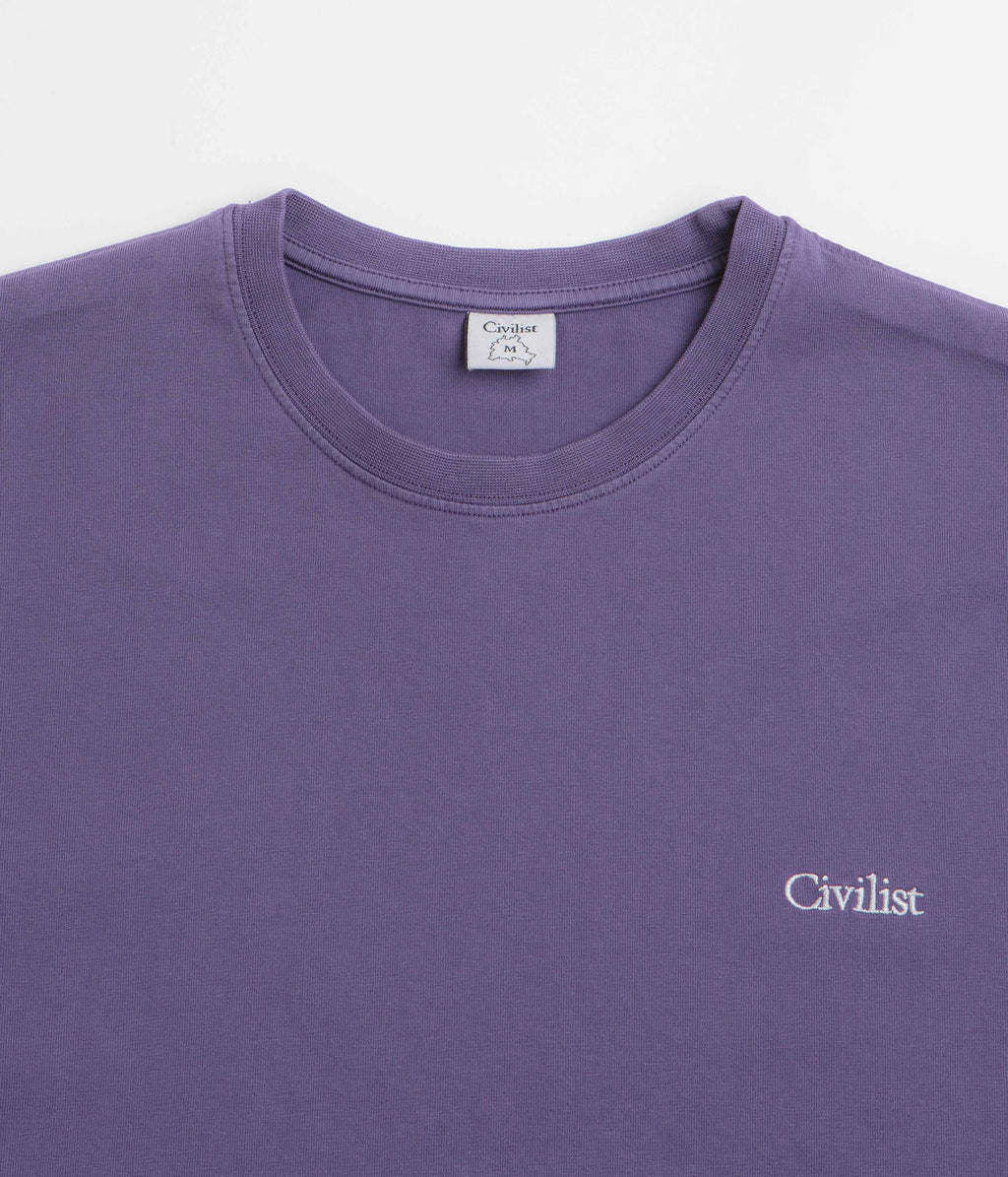 Civilist Mini Logo T-Shirt - Grape