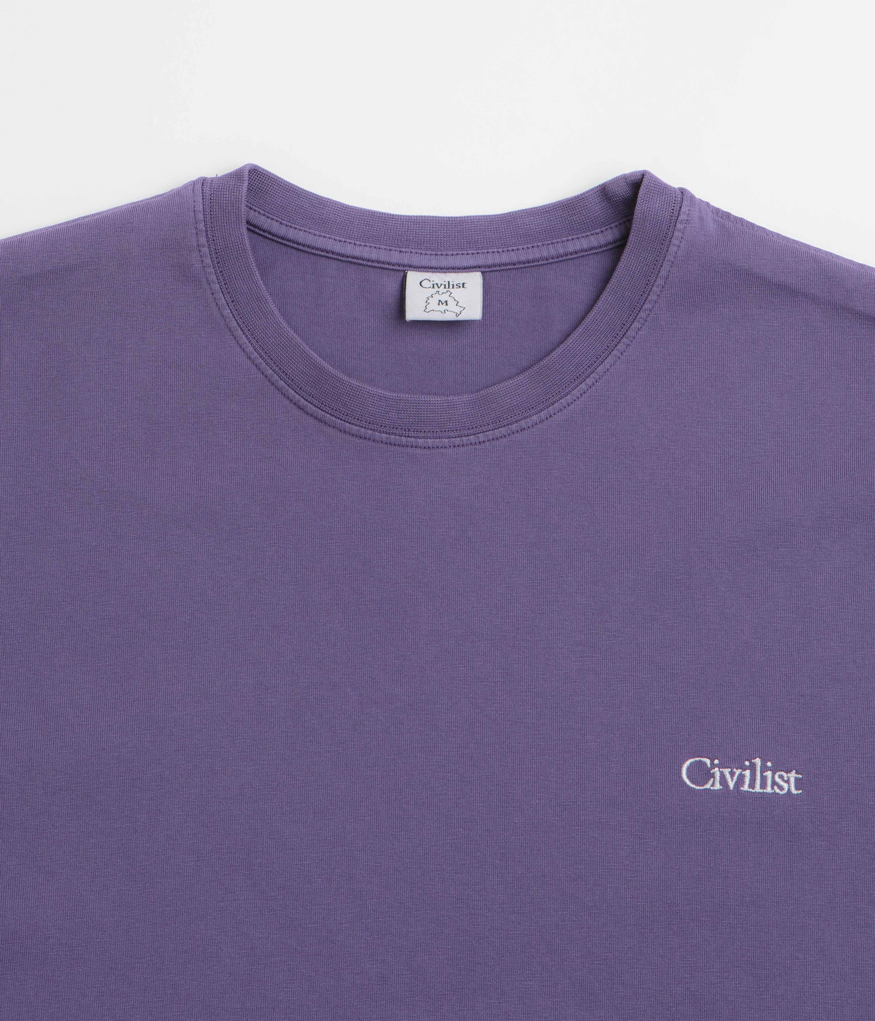 Civilist Mini Logo T-Shirt - Grape