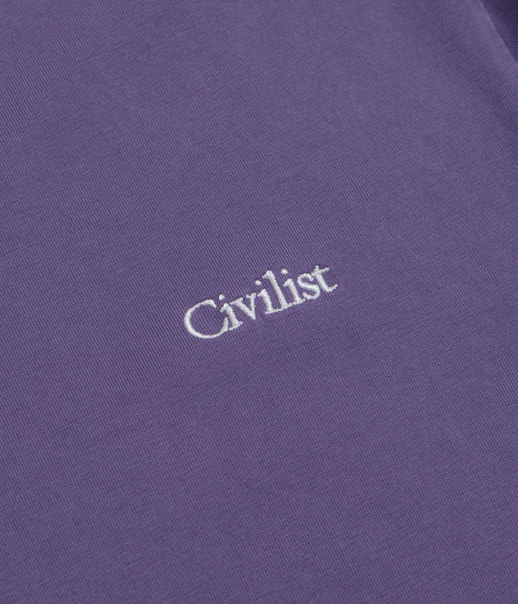 Civilist Mini Logo T-Shirt - Grape