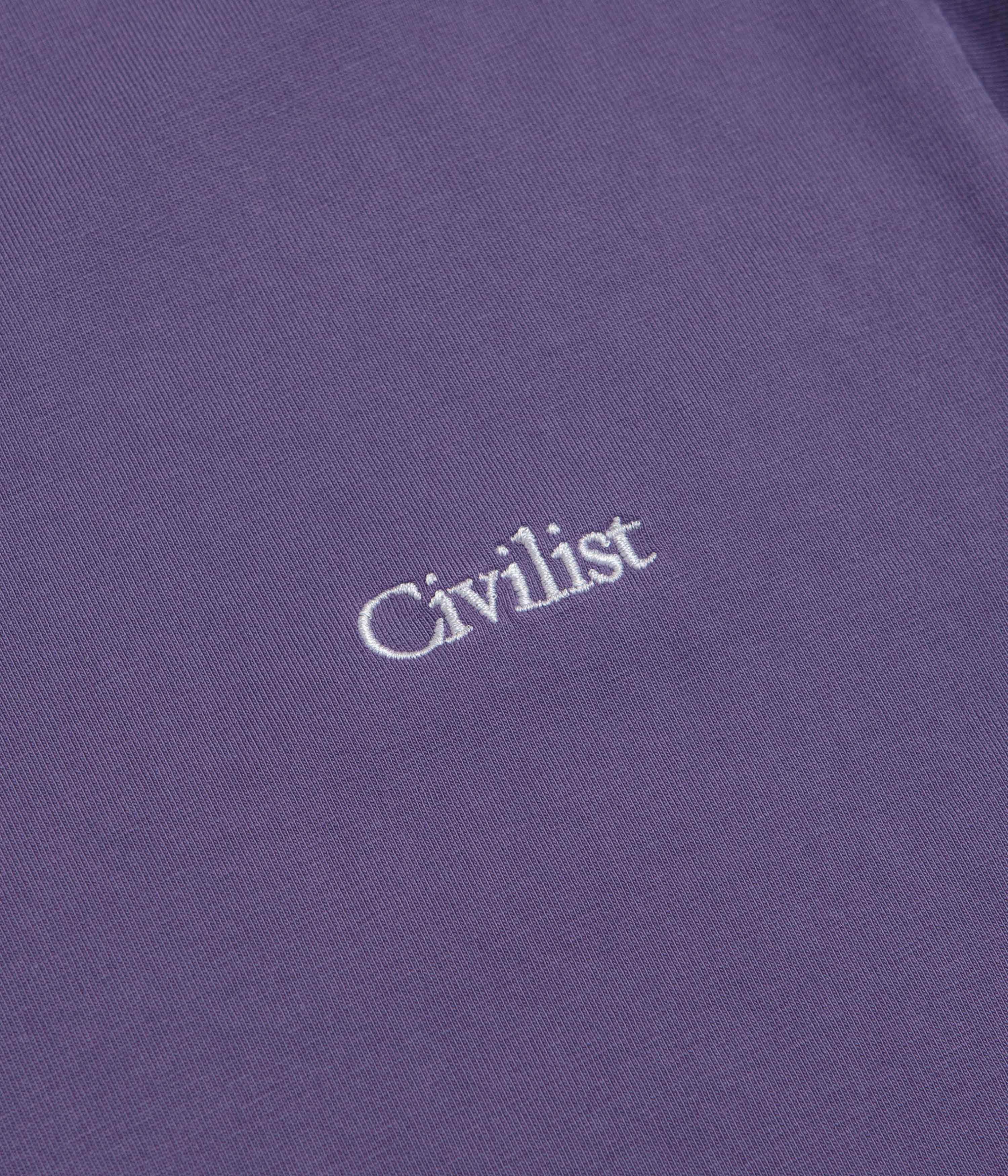 Civilist Mini Logo T-Shirt - Grape