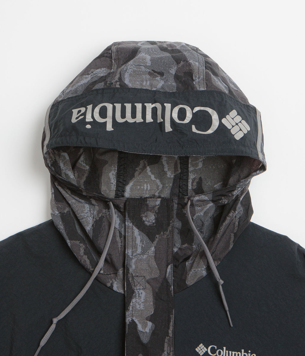 Columbia Challenger II Printed Windbreaker Jacket - Black Treebark / Black