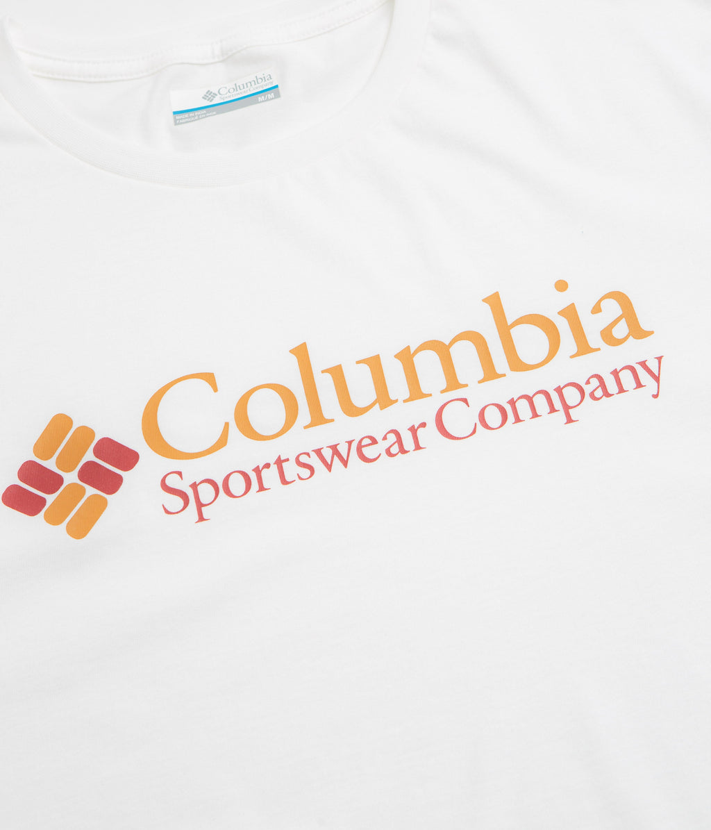 Columbia CSC Basic Logo T-Shirt - White / CSC Retro Logo