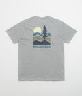 Columbia Explorers Canyon Back T-Shirt - Columbia Grey / Get Hiked