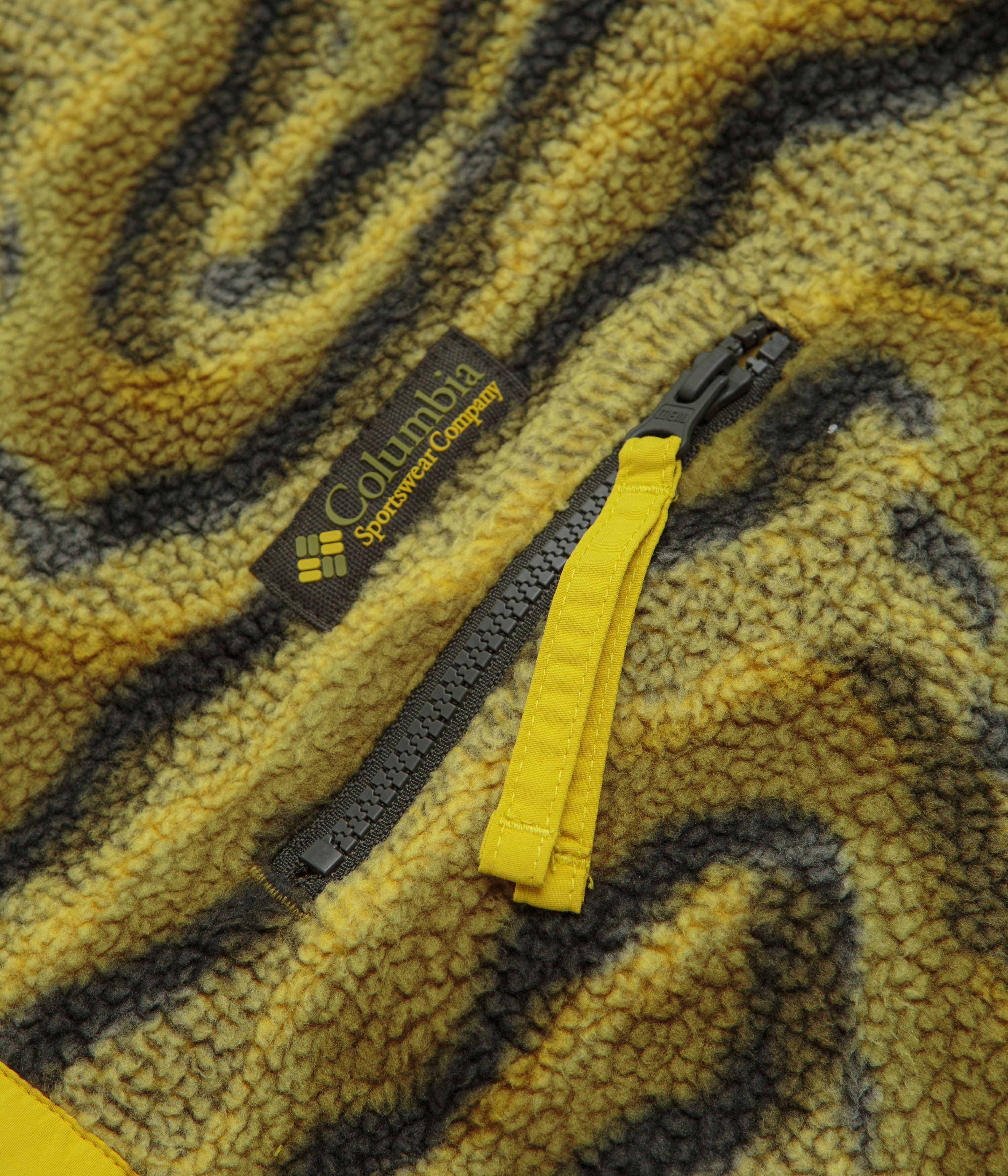 Columbia Helvetia II Printed Half Snap Fleece - Mossy Green / Topoglitch