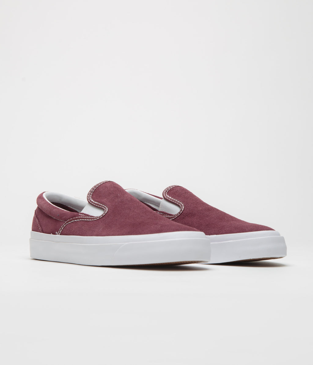 Converse One Star CC Slip Pro Shoes - Deep Bordeaux / White / White