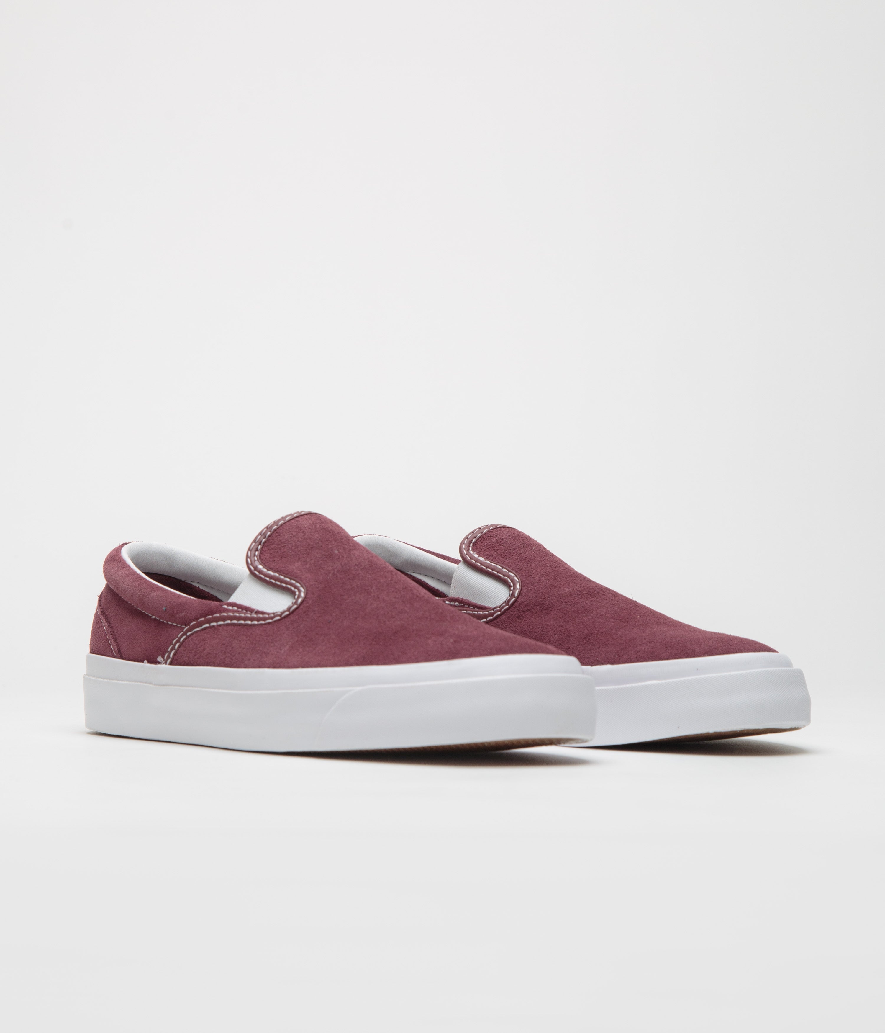 Converse One Star CC Slip Pro Shoes - Deep Bordeaux / White / White