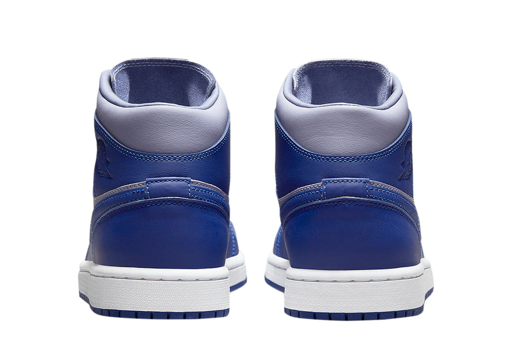 Women's Jordan 1 Mid SE Iron Purple/Deep Royal Blue (DH7821 500)