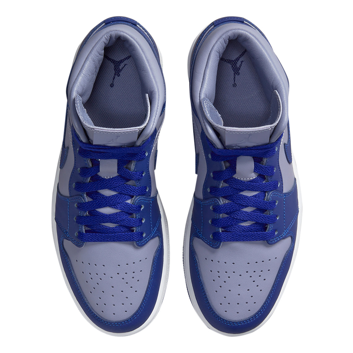 Women's Jordan 1 Mid SE Iron Purple/Deep Royal Blue (DH7821 500)