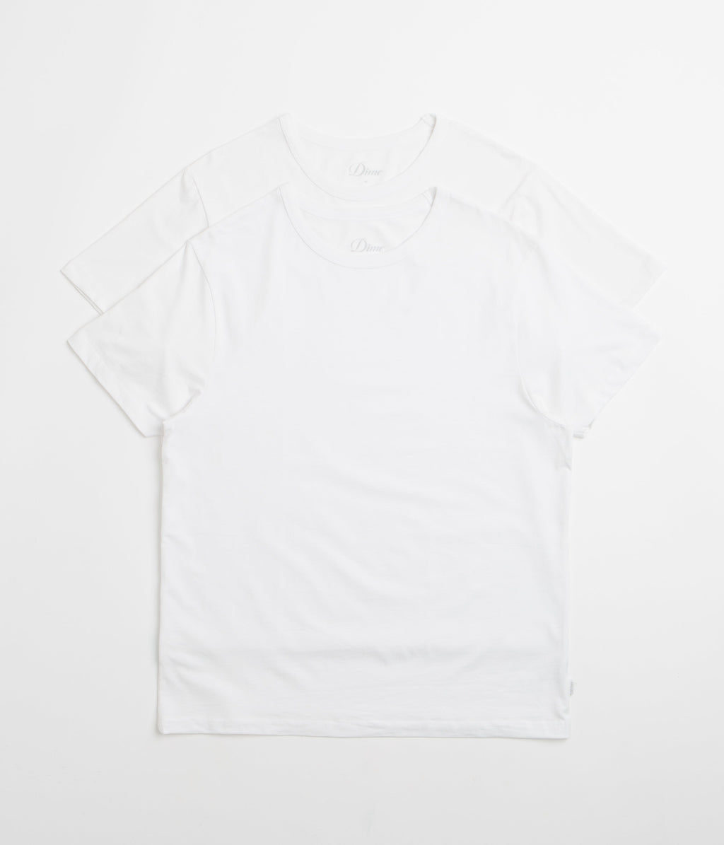 Dime Basic T-Shirts (2 Pack) - White