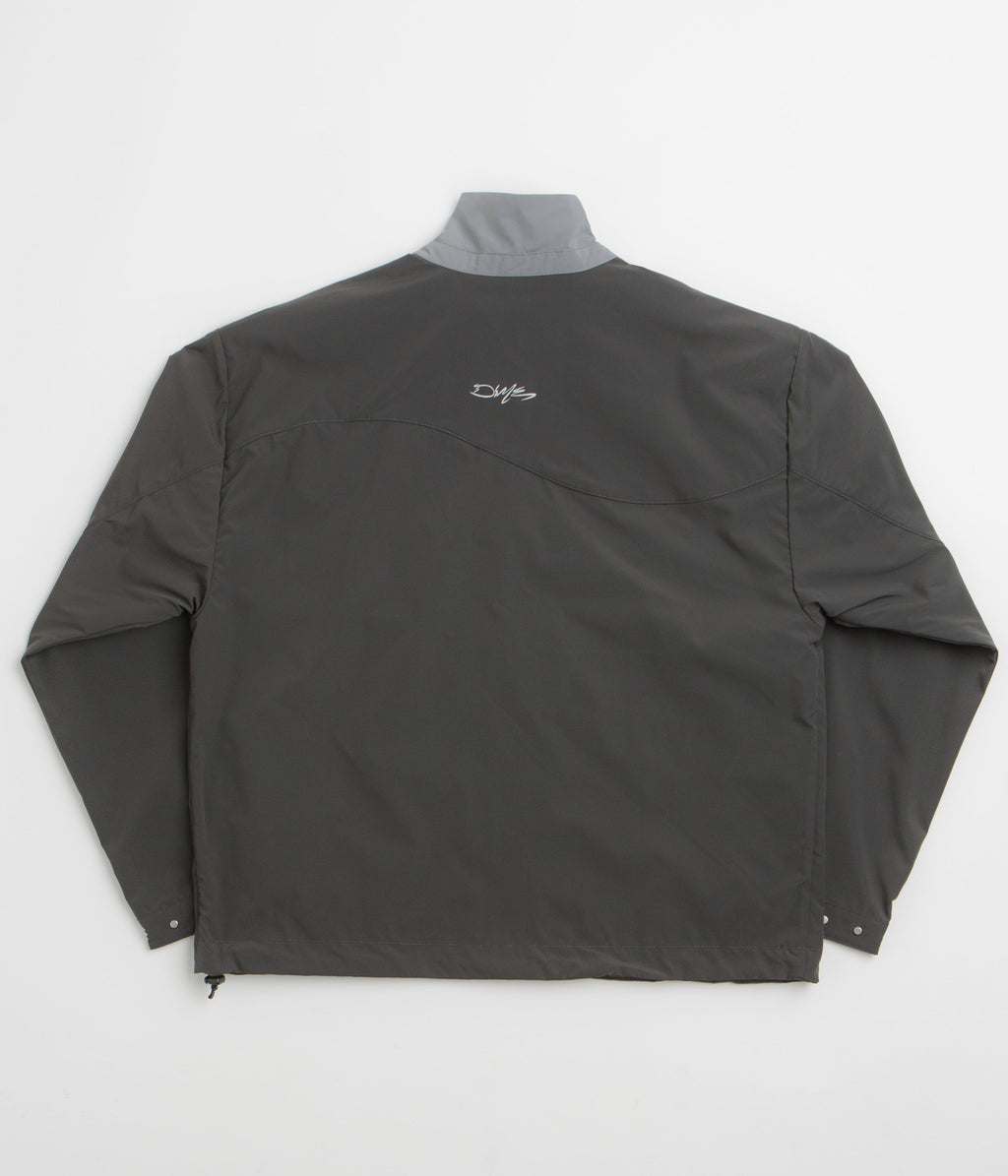 Dime Two Tone Windbreaker Jacket - Charcoal