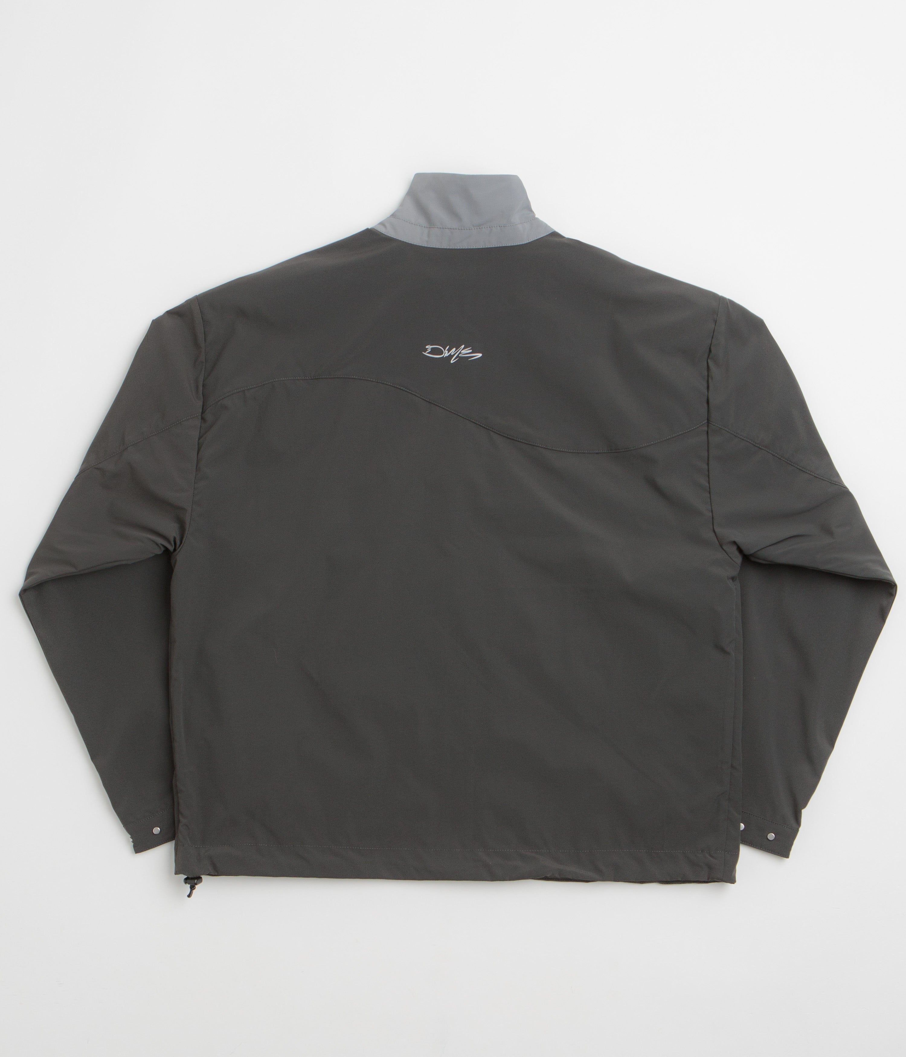 Dime Two Tone Windbreaker Jacket - Charcoal
